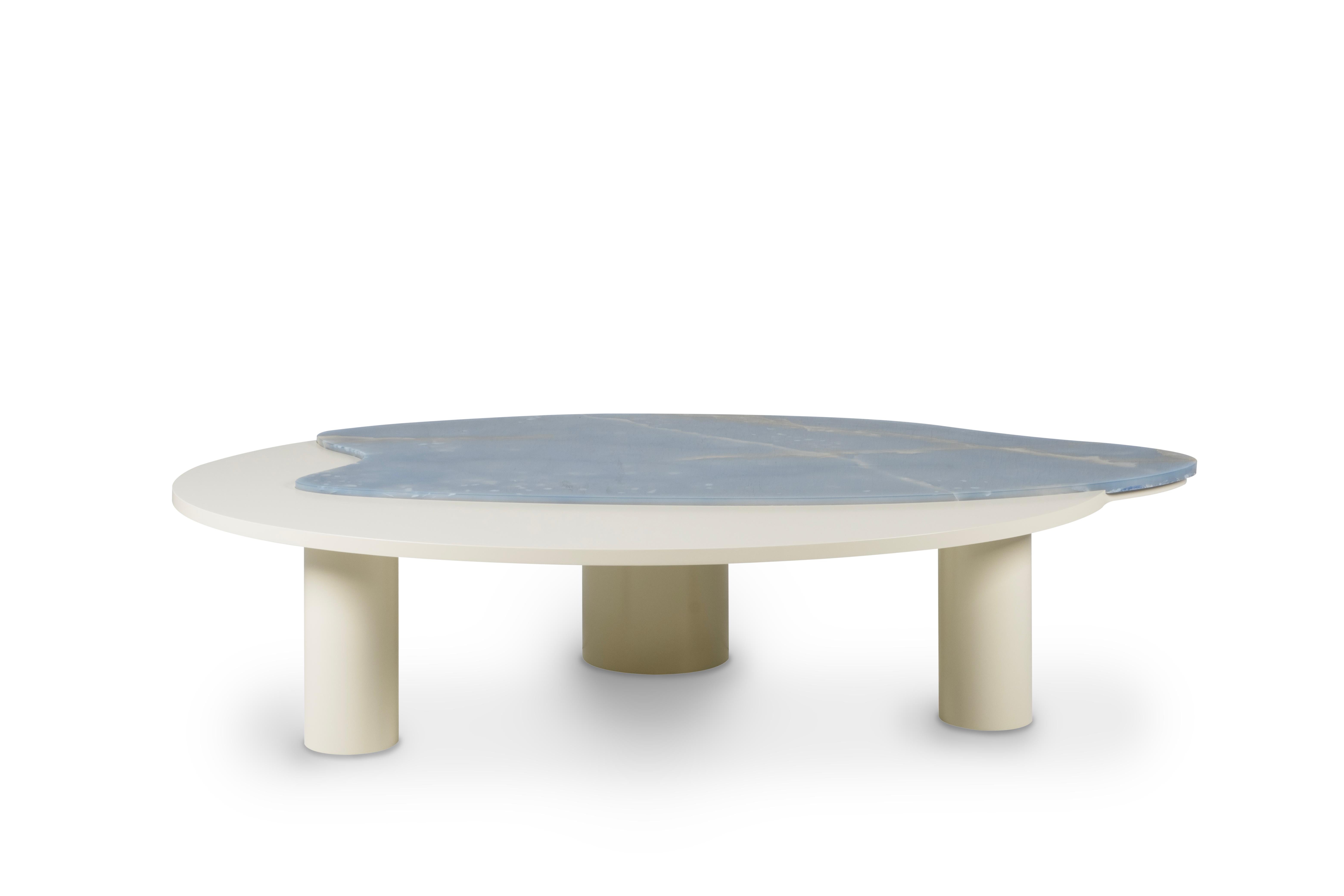 XXIe siècle et contemporain Tables basses Bordeira, onyx, fabriquées à la main au Portugal par Greenapple en vente