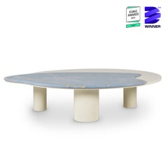 Tavolini moderni organici Bordeira, onice, fatti a mano in Portogallo da Greenapple