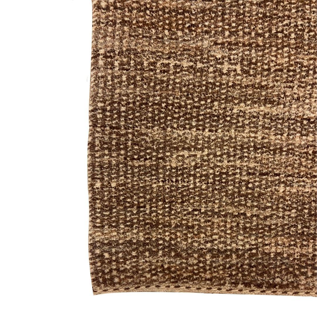 Organic Modern Brown and Cream Wool Persian Area Rug, 2' x 3' (Persisch) im Angebot