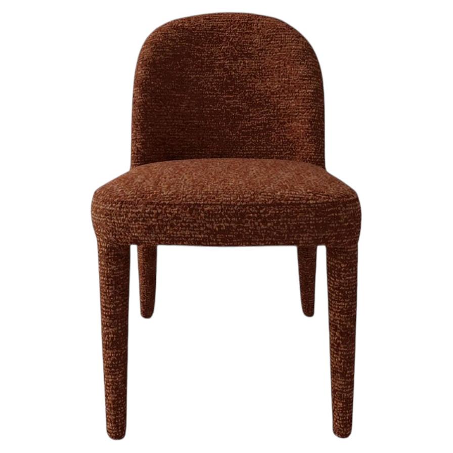 Organic Modern Brown Camouflage Dining Chair Eclipse For Sale