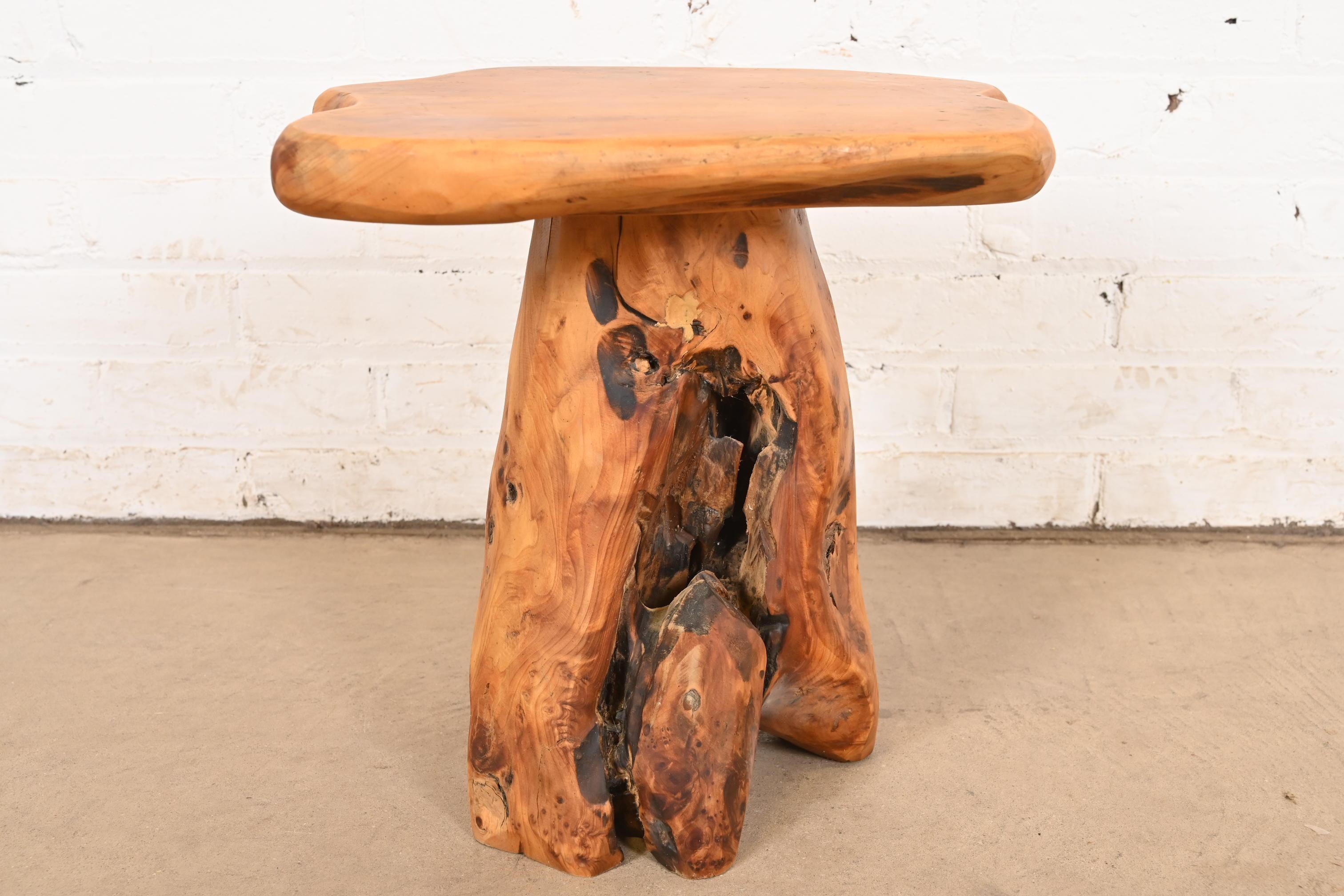Tables d'appoint Organic Modern en racine de ronce, paire en vente 1
