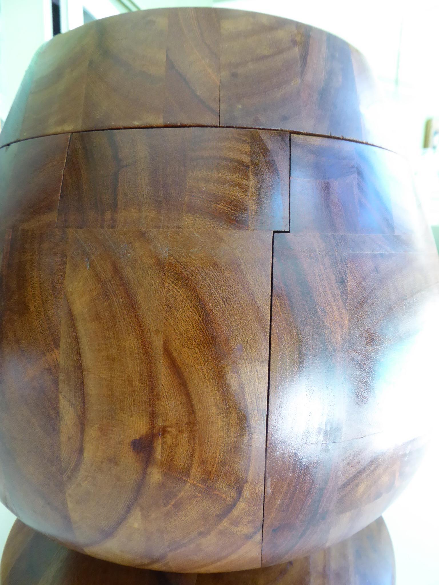 Secchiello per il ghiaccio in legno di noce della collezione Cadejo di Daniel Loomis Valenza anni '70 in vendita 8
