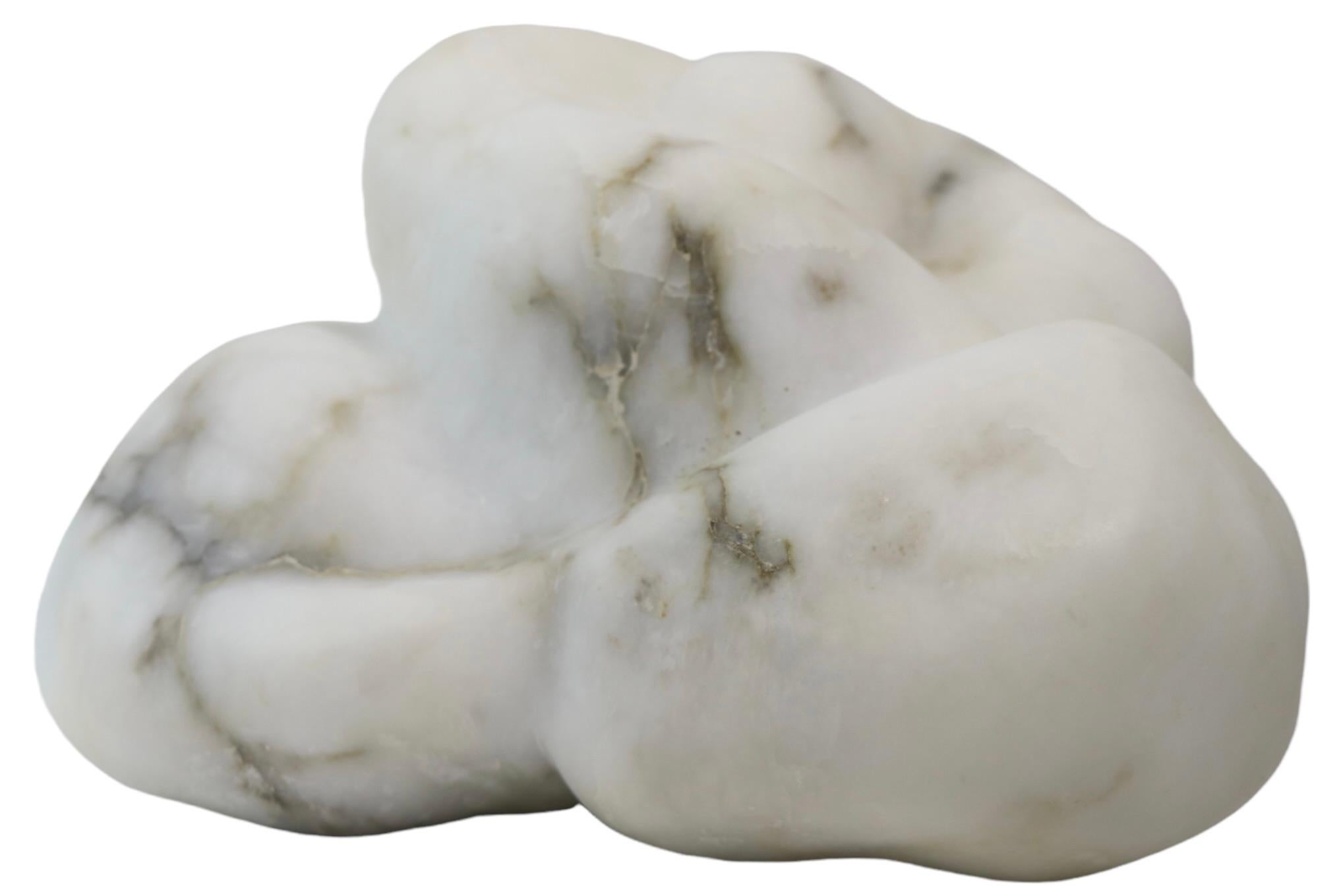 Organic Modern Carved Marble Sculpture Ca. 1970's For Sale 6