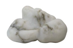 Escultura moderna orgánica de mármol tallado Ca. 1970's