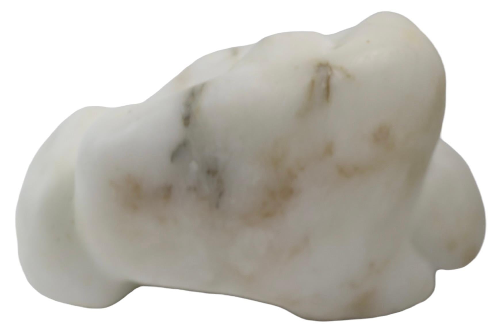 Organic Modern Carved Marble Sculpture Ca. 1970's In Good Condition For Sale In New York, NY