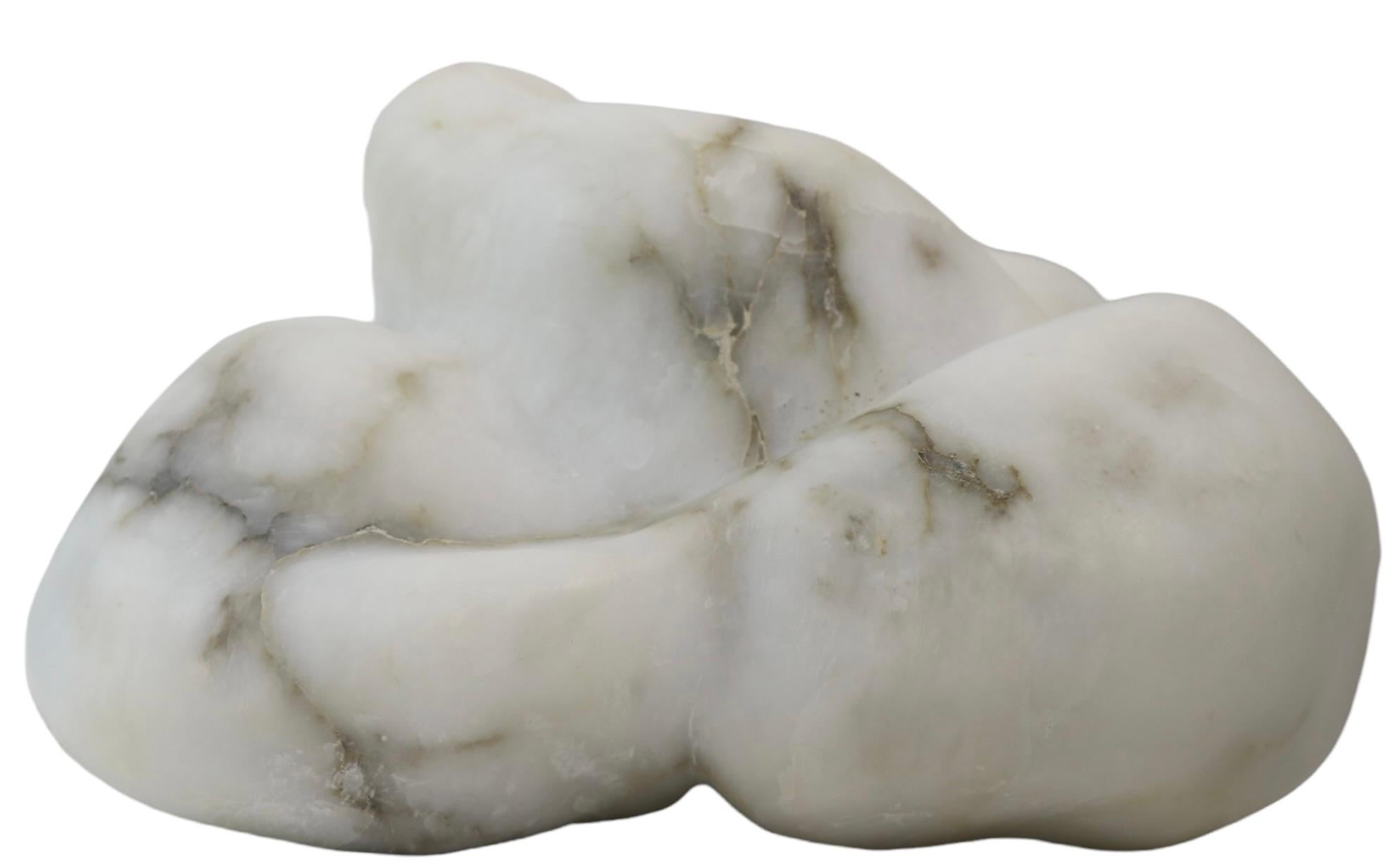 Organic Modern Carved Marble Sculpture Ca. 1970's For Sale 3