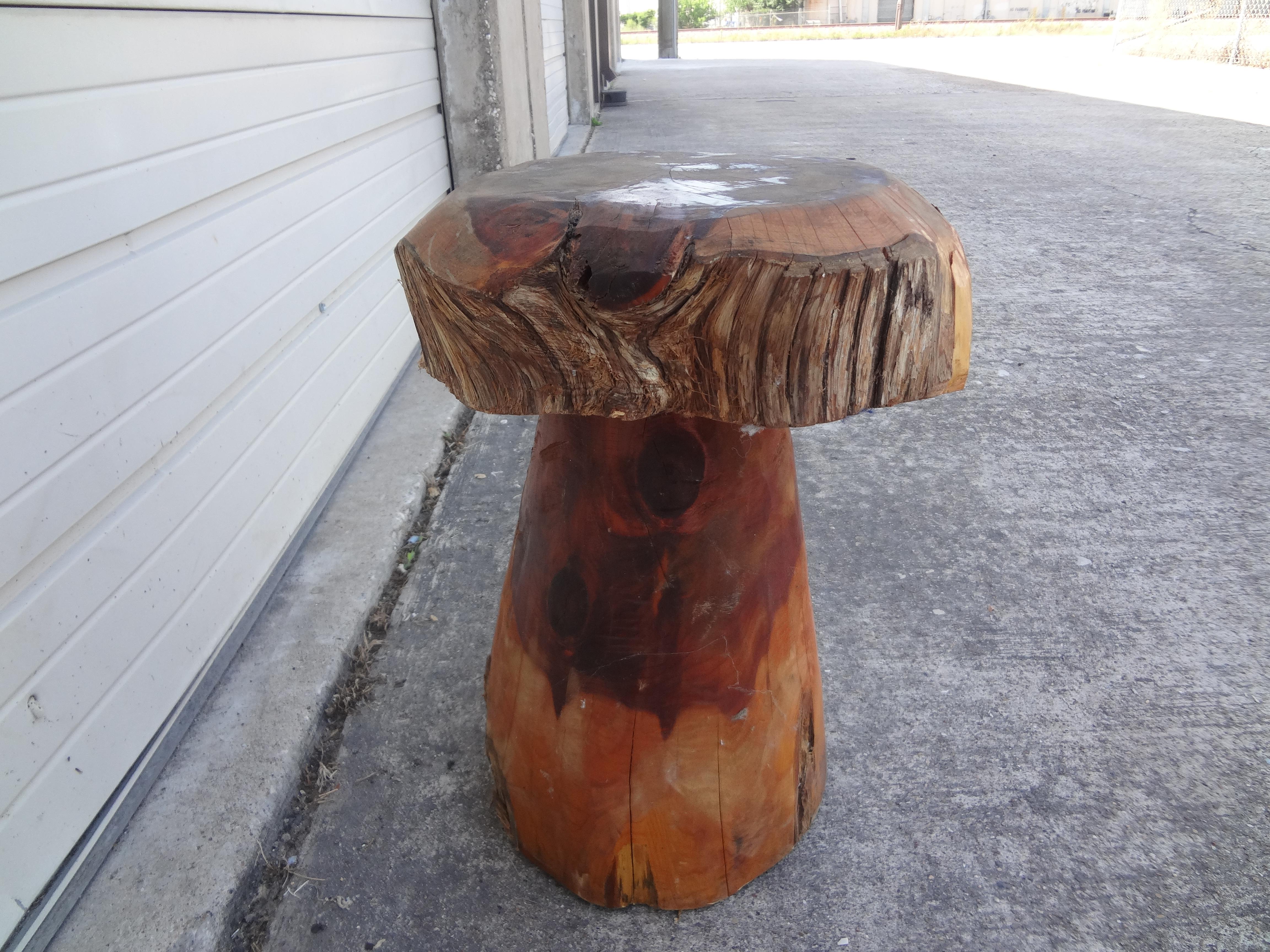Inconnu Table champignon moderne et organique sculptée en vente
