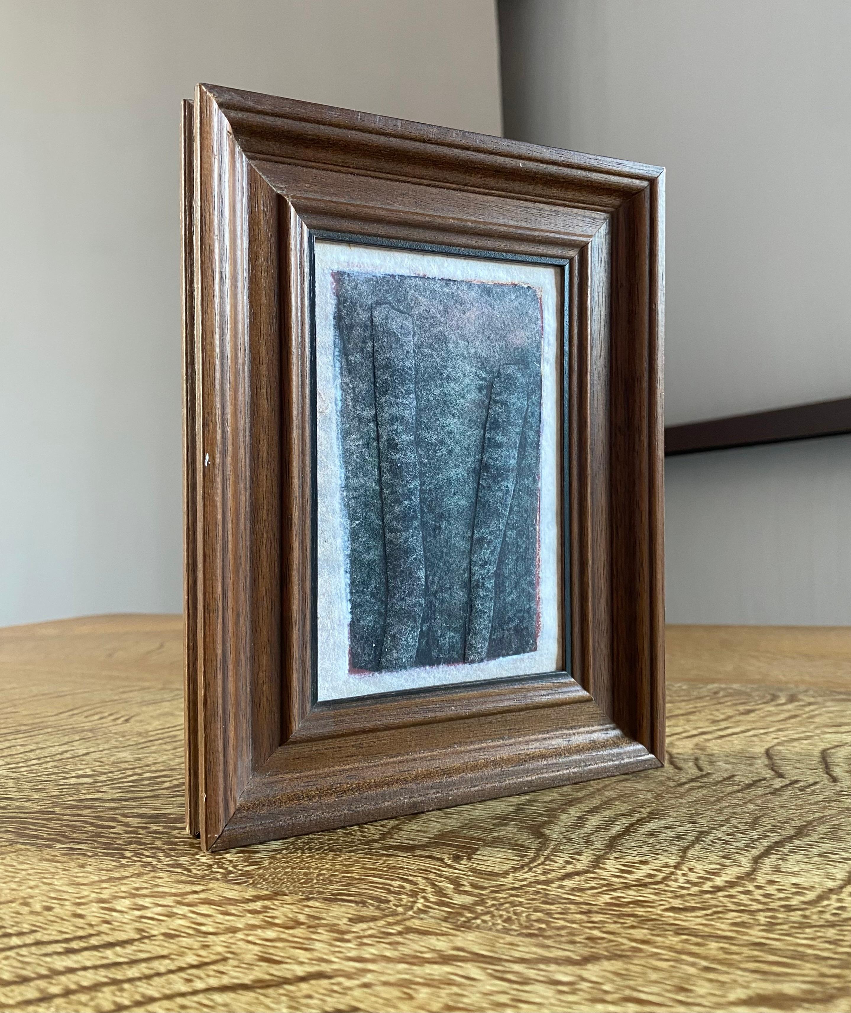 Pintura Abstracta de Papel Fundido Moderno Orgánico Moderno orgánico en venta