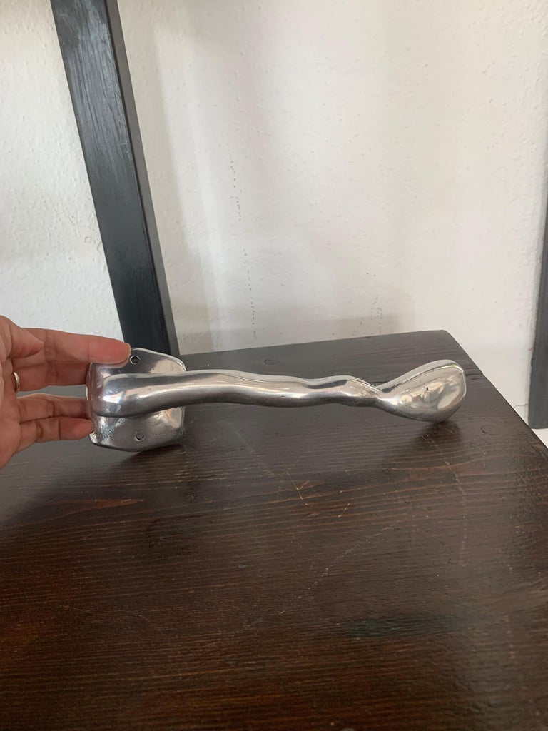 Organic Modern Cast Aluminum Toilet Paper Holder by David Marshall