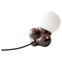 Organic Modern Ceramic Bubbly Botryoidal Lamp Mini Bronze by Forma Rosa Studio