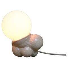 Organic Modern Ceramic Bubbly Botryoidal Lamp Mini Cream by Forma Rosa Studio
