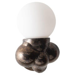 Organic Modern Ceramic Bubbly Botryoidal Sconce in Bronze by Forma Rosa Studio
