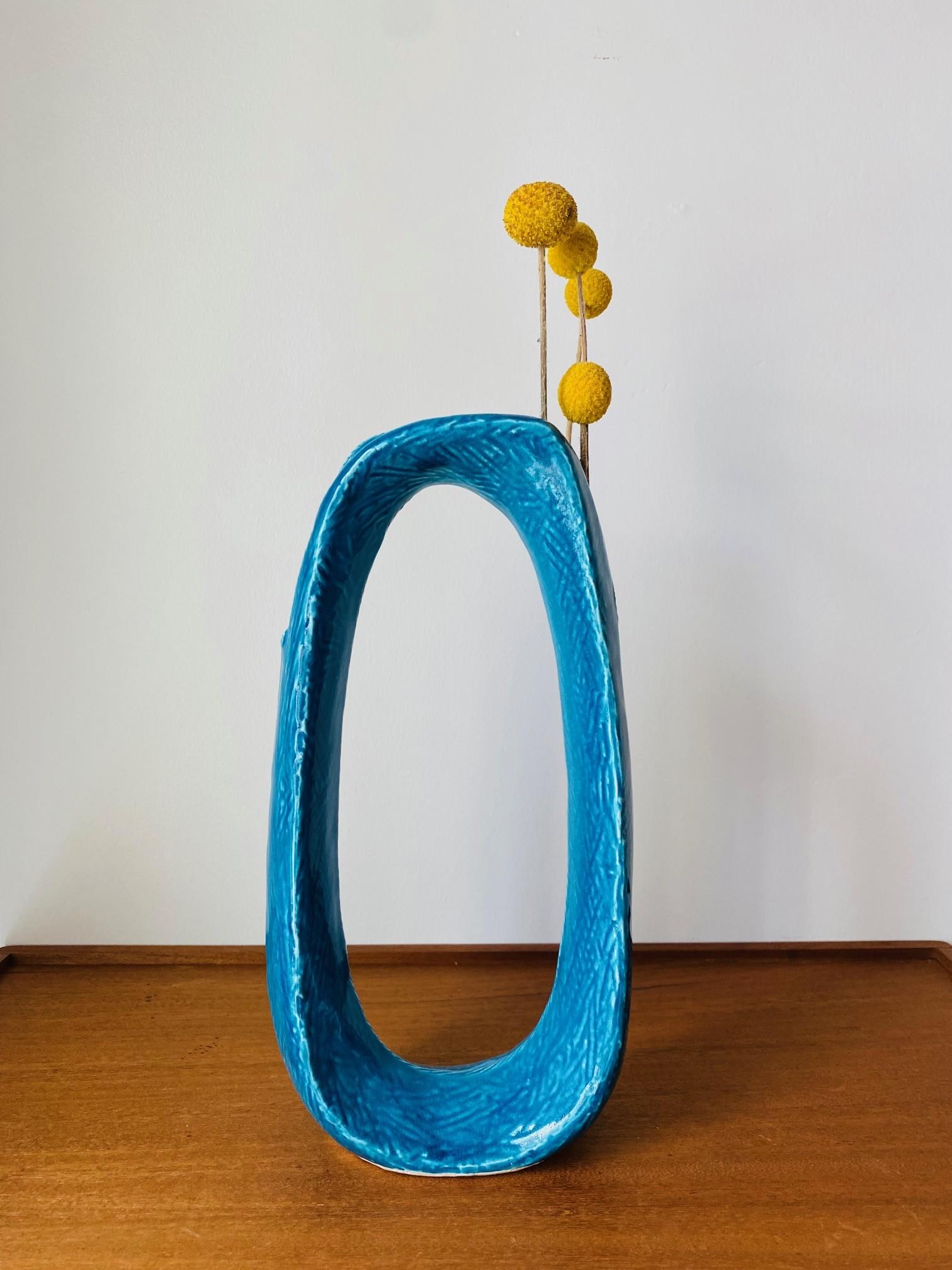 Organische Moderne Keramik Ikebana Skulpturale Vase 1990er Jahre Japan (Japanisch) im Angebot