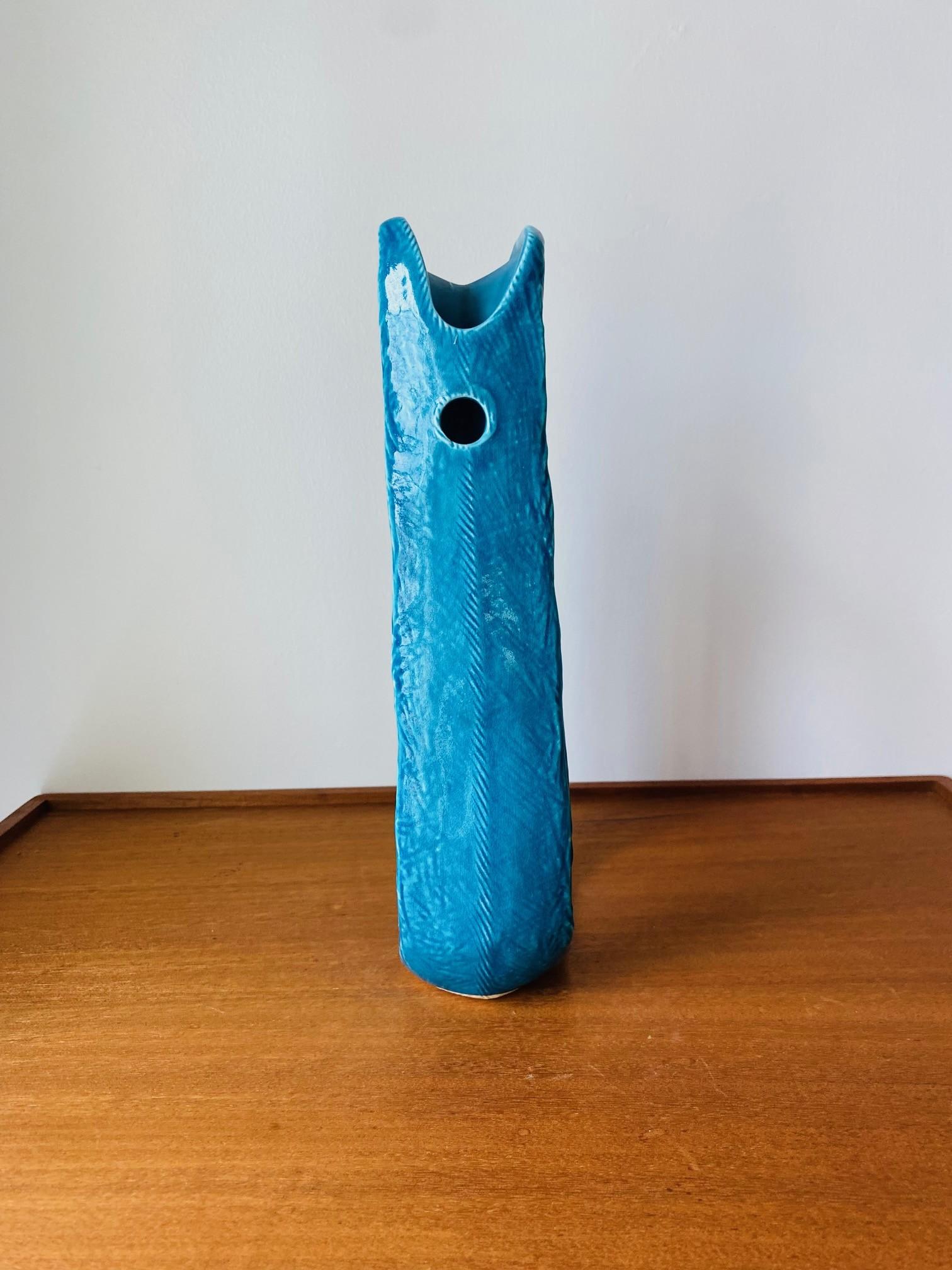 Organische Moderne Keramik Ikebana Skulpturale Vase 1990er Jahre Japan im Angebot 1