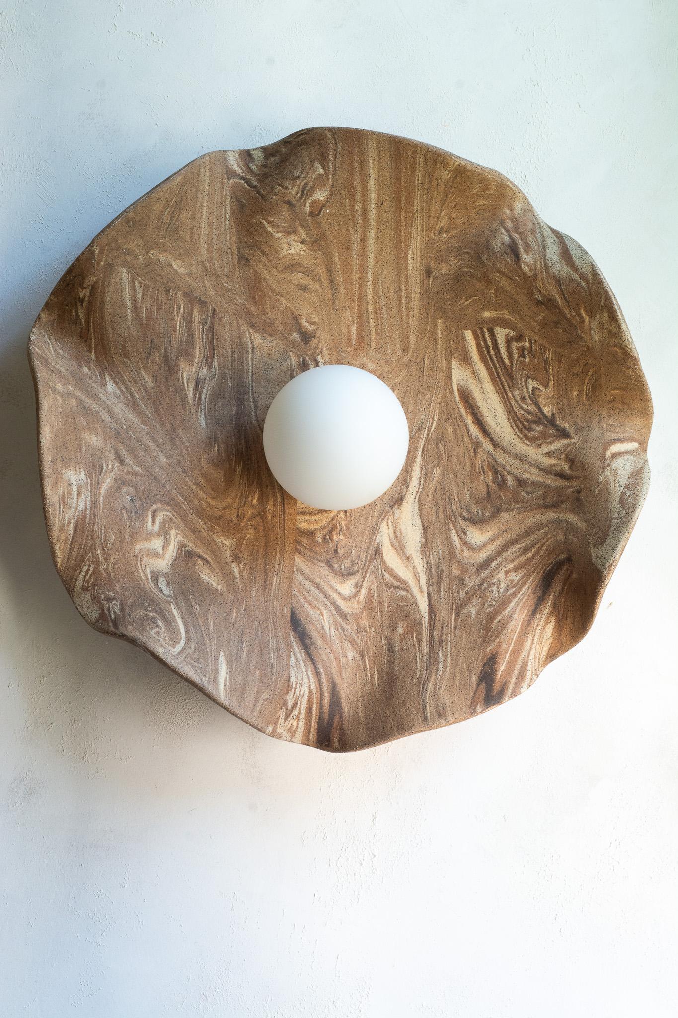 Aplique moderno de cerámica orgánica Moderno orgánico en venta