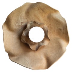 Organic modern ceramic wall sconce