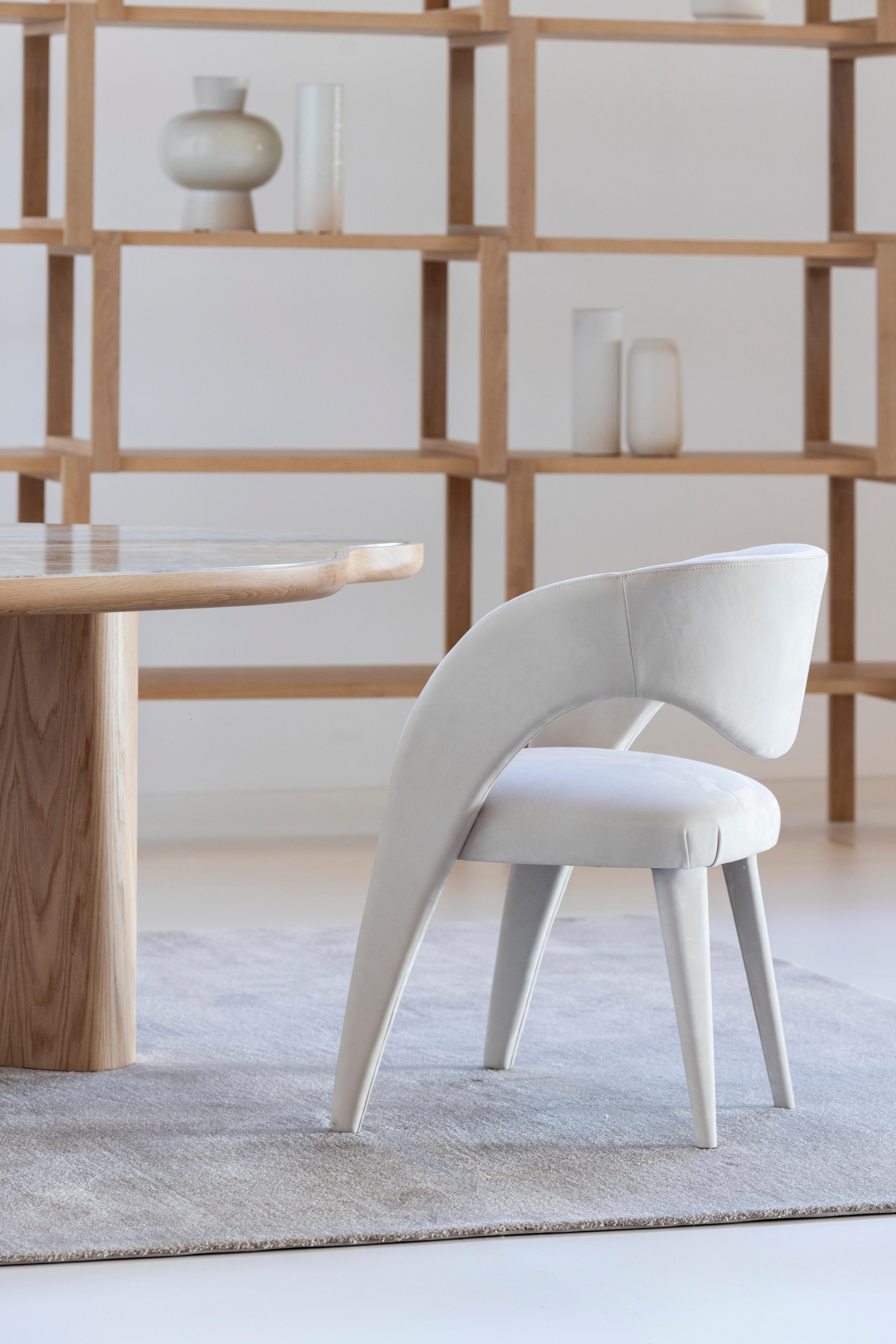 Table de salle à manger bio moderne Cerdeira, Onyx Miel, Oak, Handmade Greenapple en vente 3