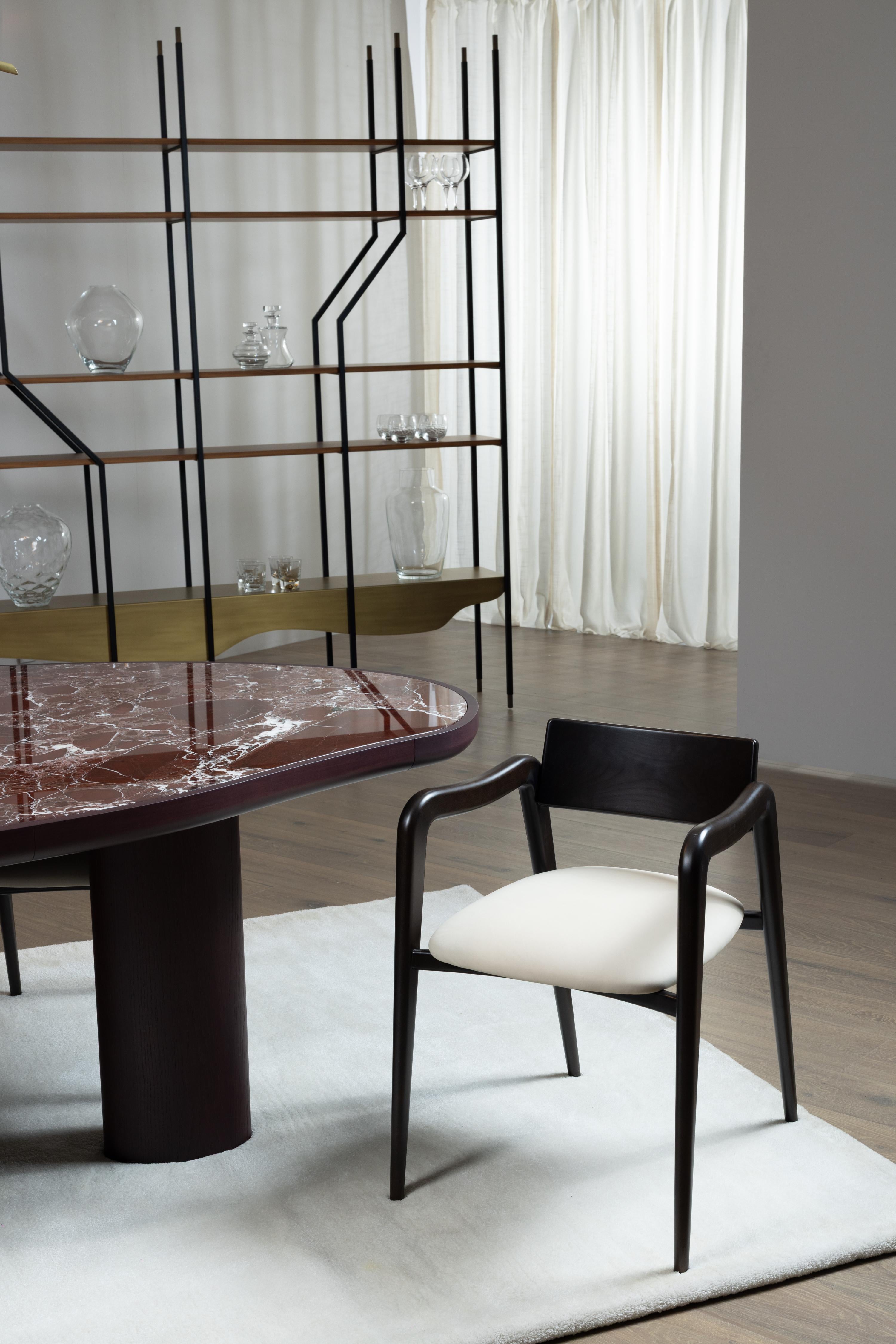 Table de salle à manger bio moderne Cerdeira, Onyx Miel, Oak, Handmade Greenapple en vente 1