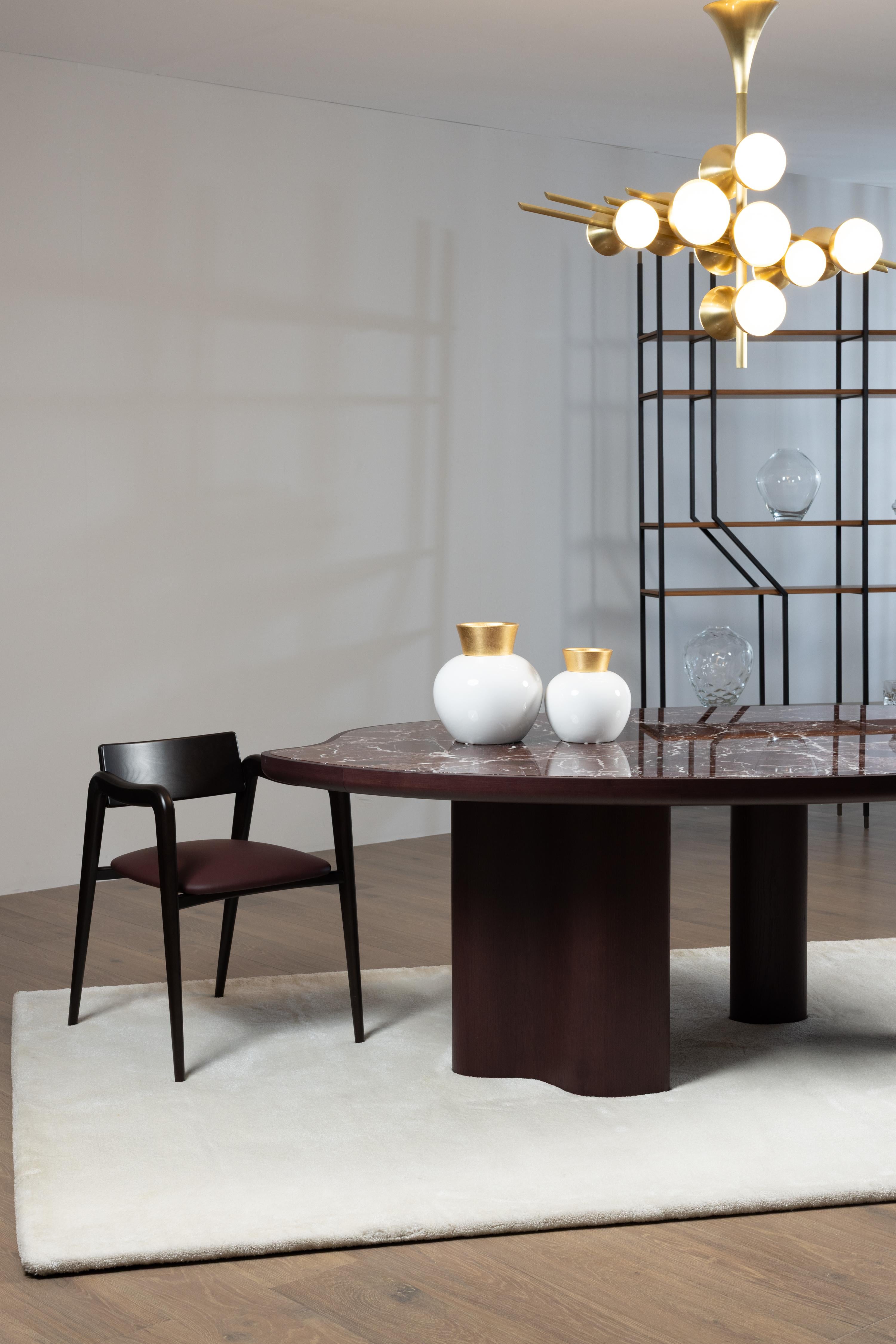 Table de salle à manger bio moderne Cerdeira, Onyx Miel, Oak, Handmade Greenapple en vente 2