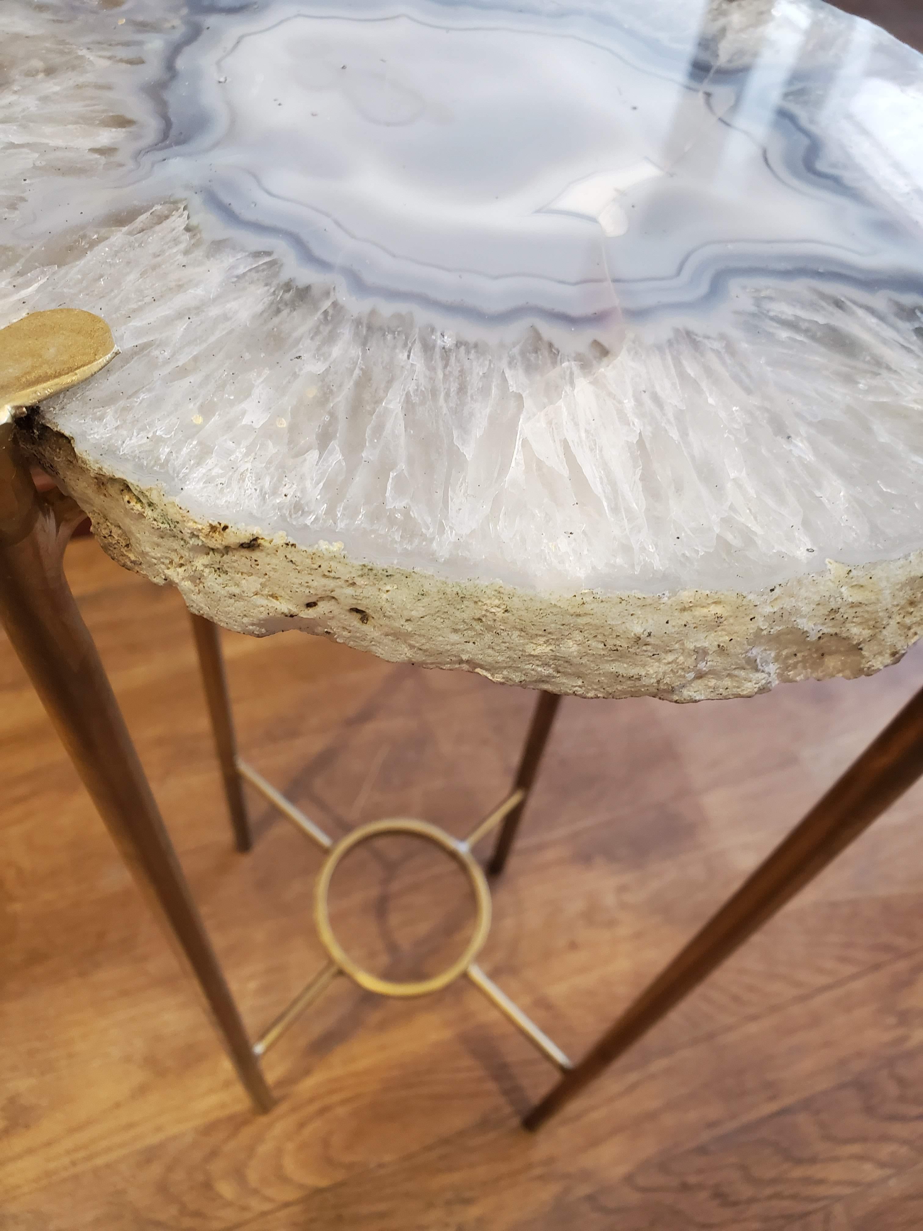 geode end table