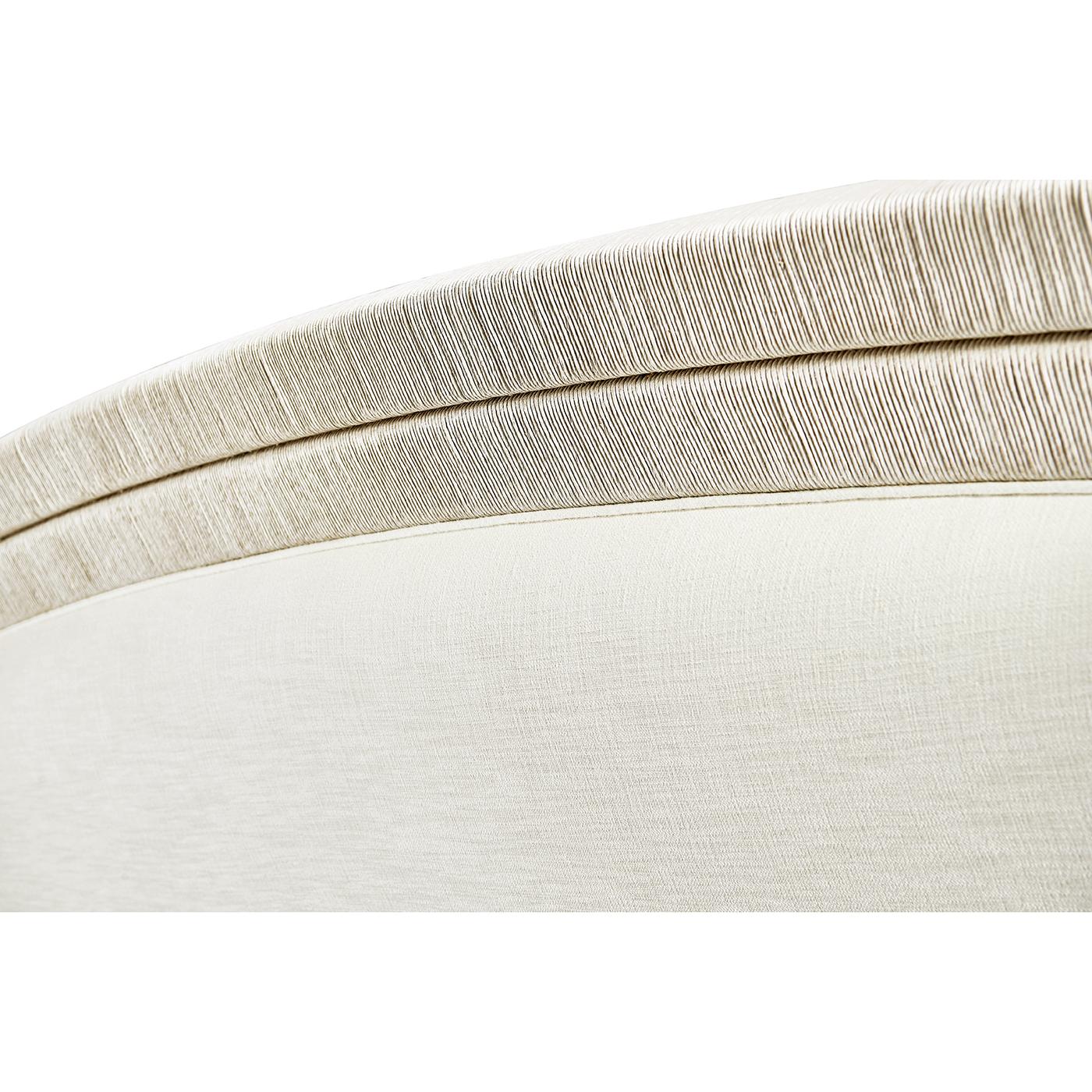 Organic Modern Danish Cord King Bed For Sale 1