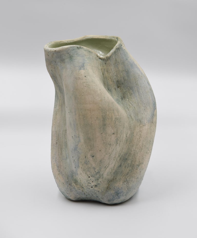 Organic Modern Decorative Abstract Sculpture Ceramic Clay ... It brings light and tranquility with the neutral color palette used.