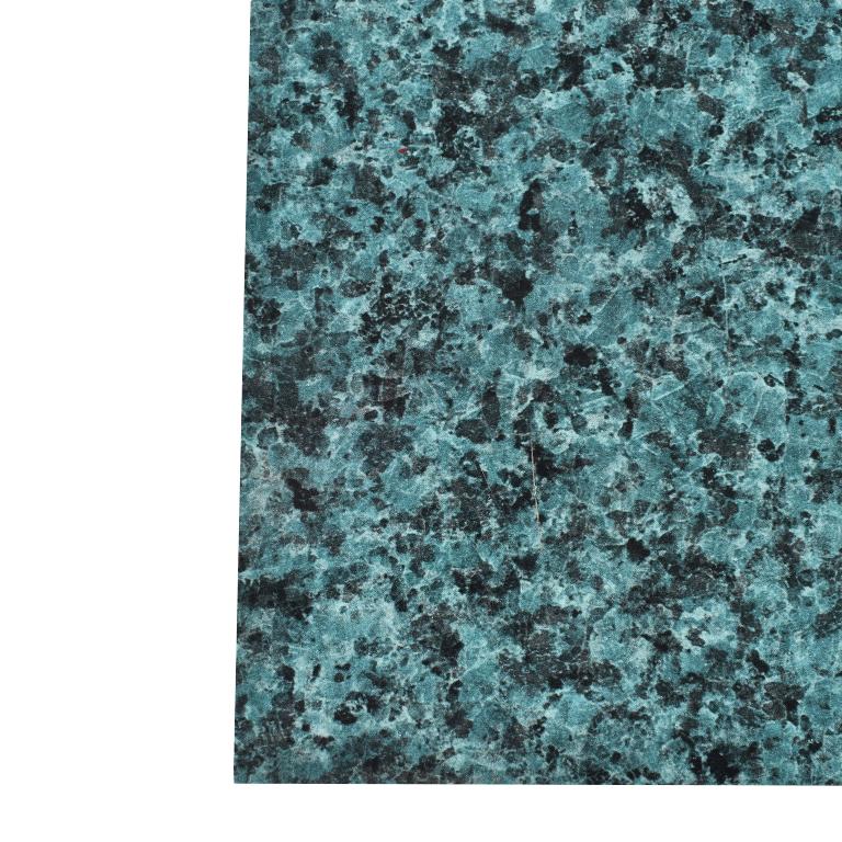Caja rectangular decorativa moderna orgánica de madera con aspecto de piedra de malaquita verde en Bueno estado para la venta en Oklahoma City, OK