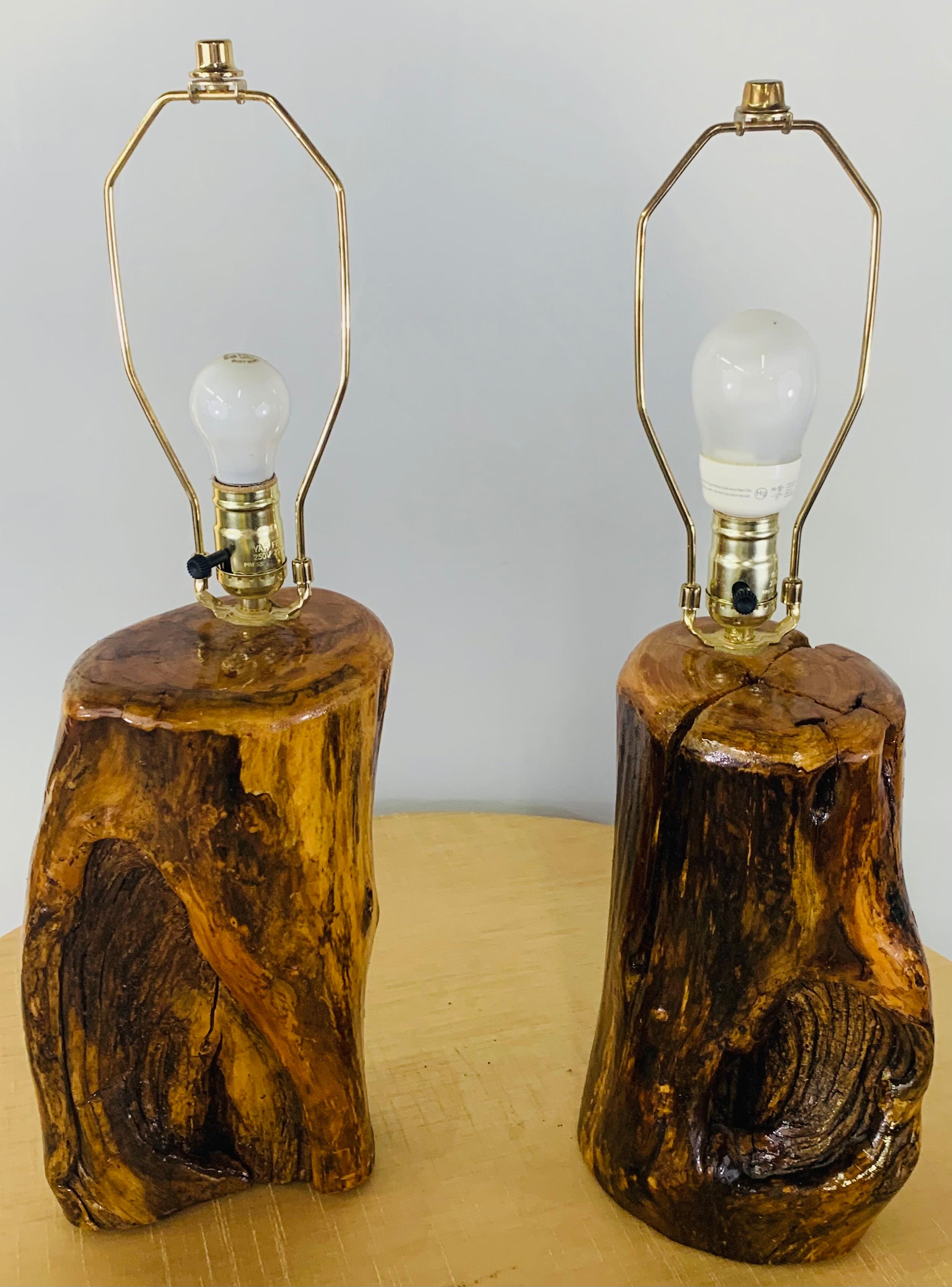 wooden table lamps