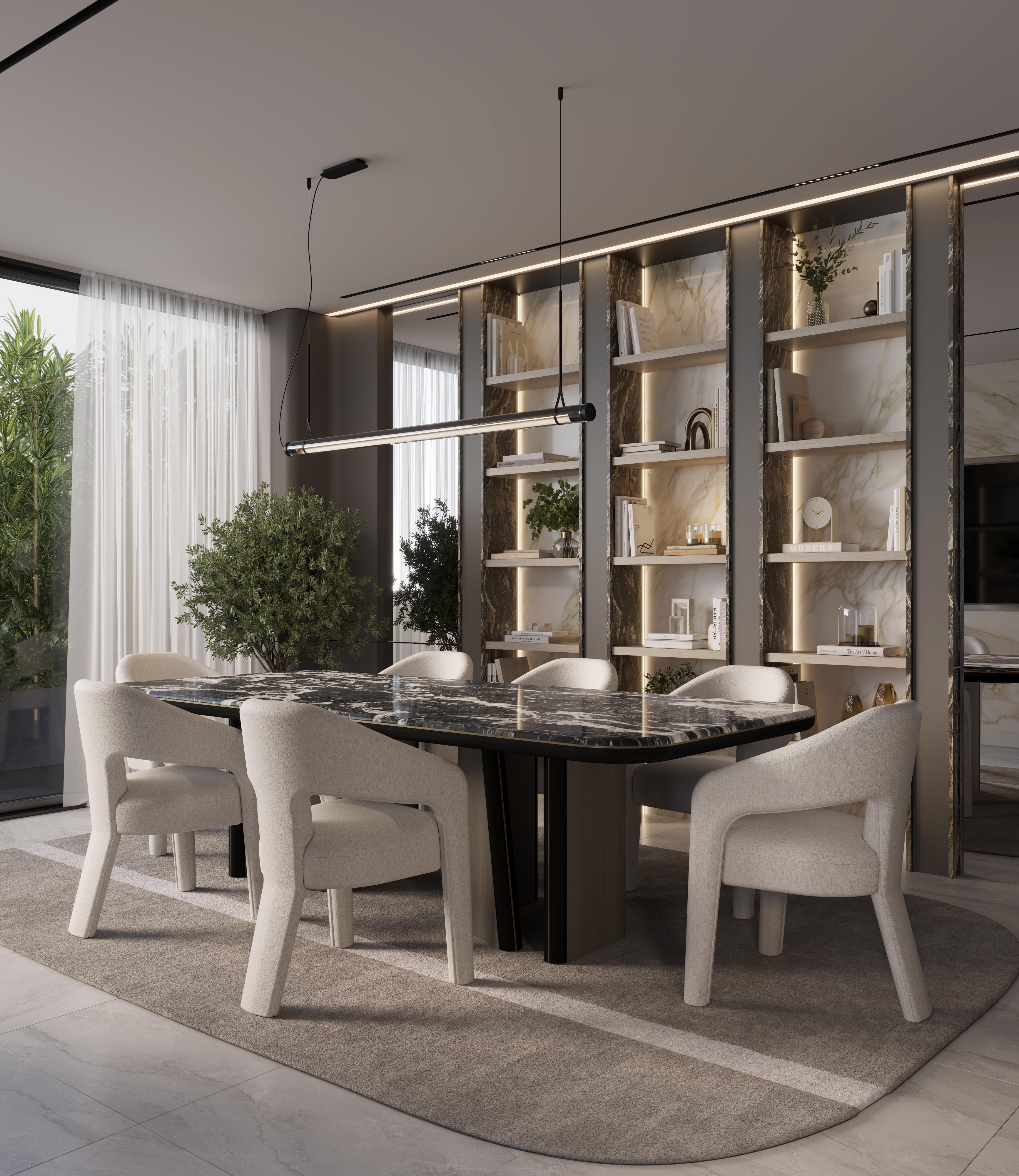 Contemporary ORGANIC Modern Dining Table For Sale