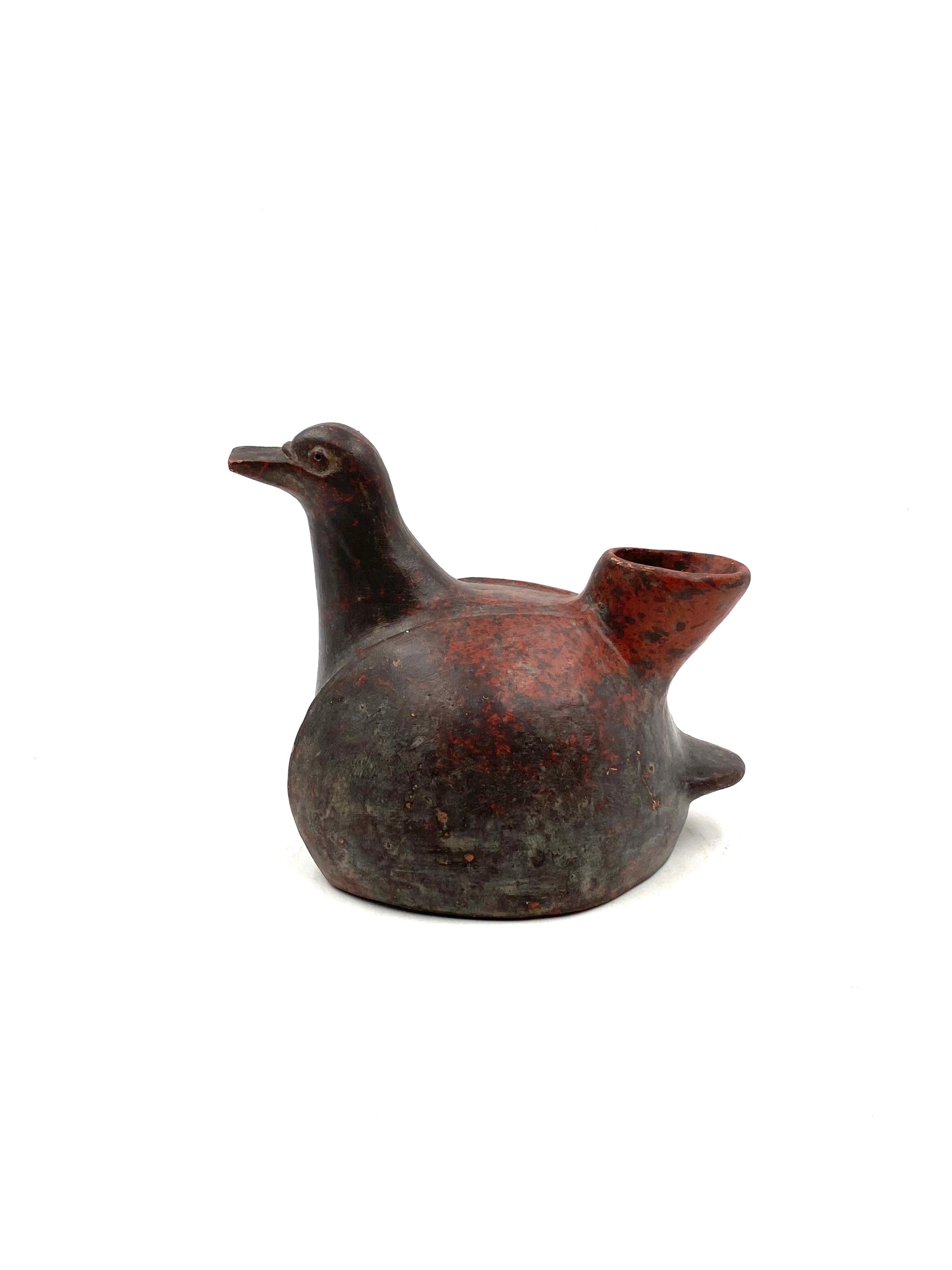 Organic modern duck shaped jug ceramic, Mexico 1970s In Excellent Condition For Sale In Firenze, IT