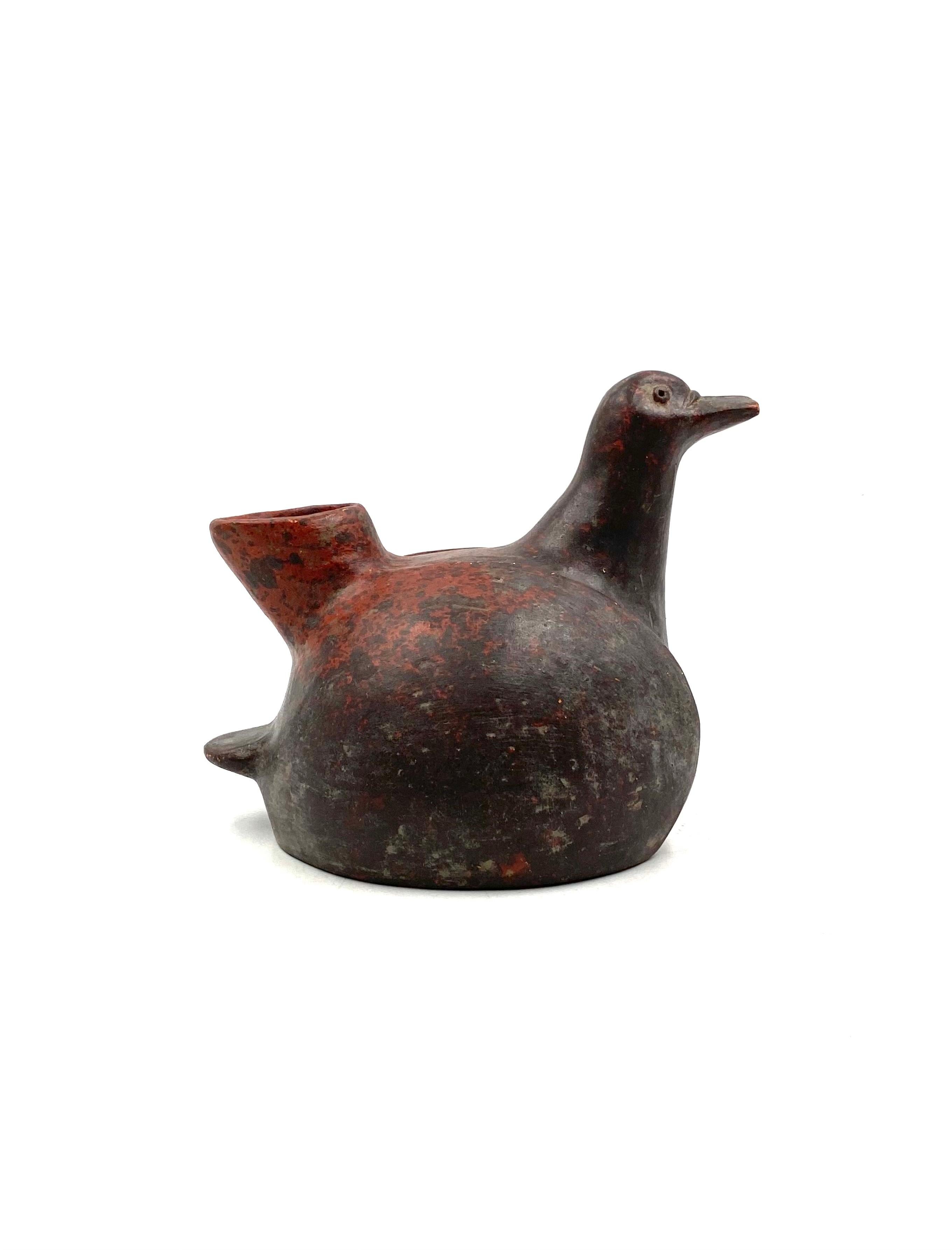 Organischer moderner Krug in Form einer Ente, Keramik, Mexiko 1970er Jahre im Angebot 3