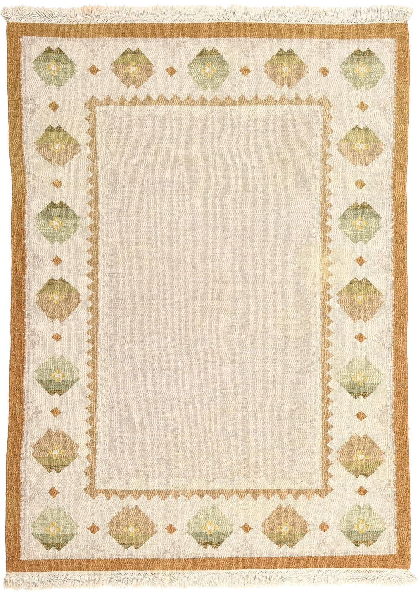 Röllakan Sueco Vintage Escandinavo de Mediados de Siglo, 04'09 x 06'06 en venta
