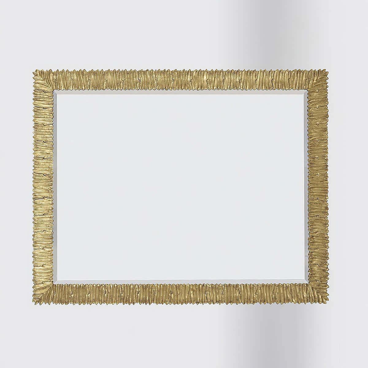 Organic Modern Gilt Mirror In New Condition For Sale In Westwood, NJ