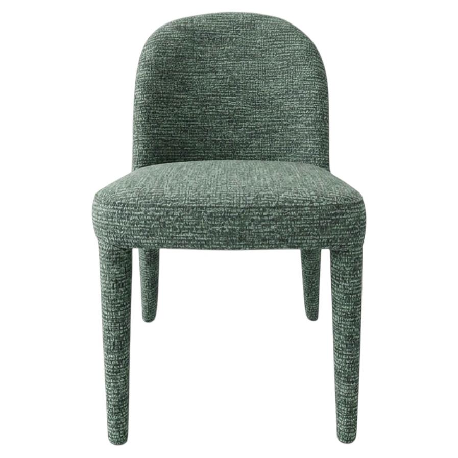 Organic Modern Green Camouflage Dining Chair Eclipse For Sale