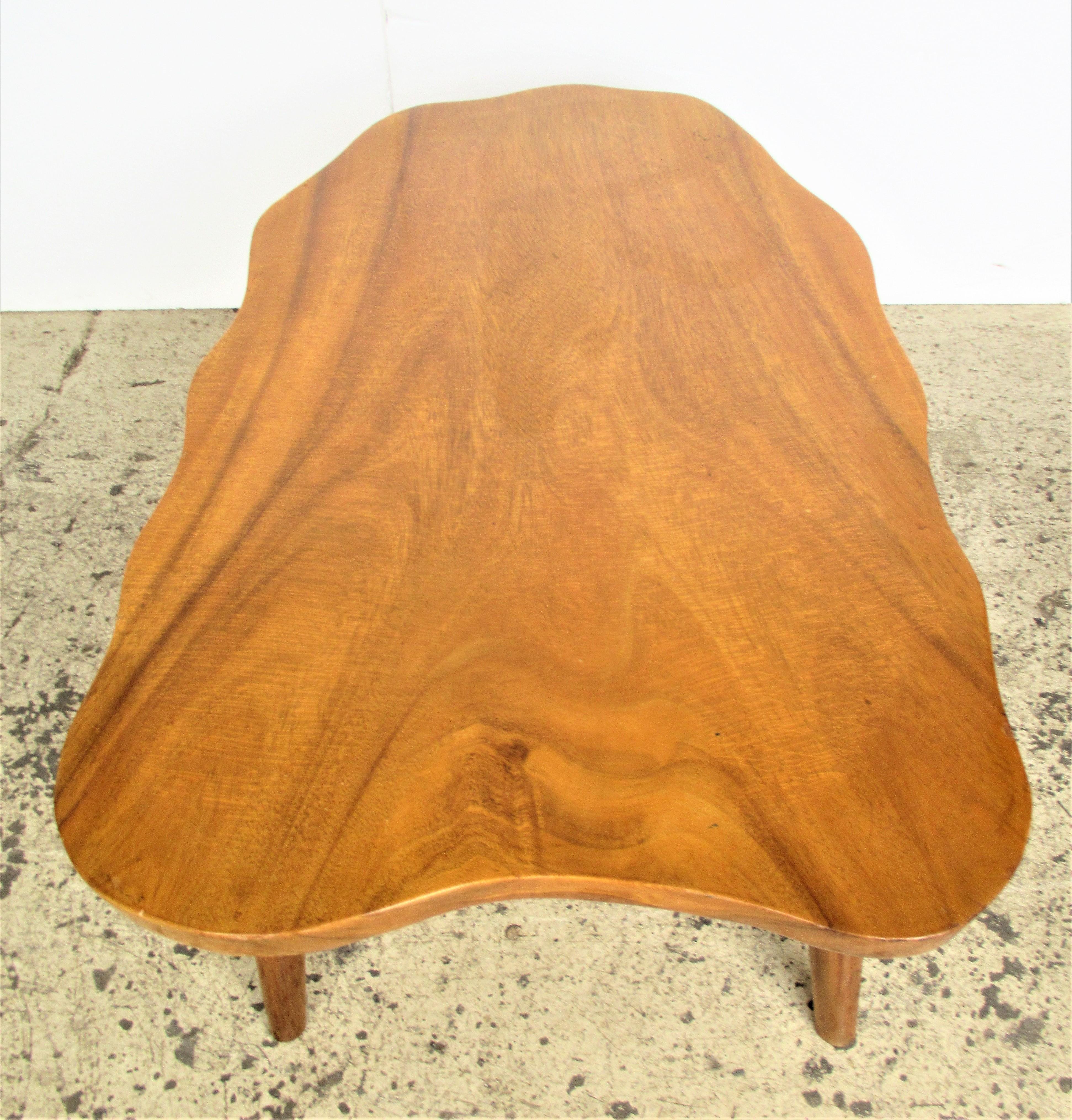  Organic Modern Hawaiian Monkey Pod Wood Table 3
