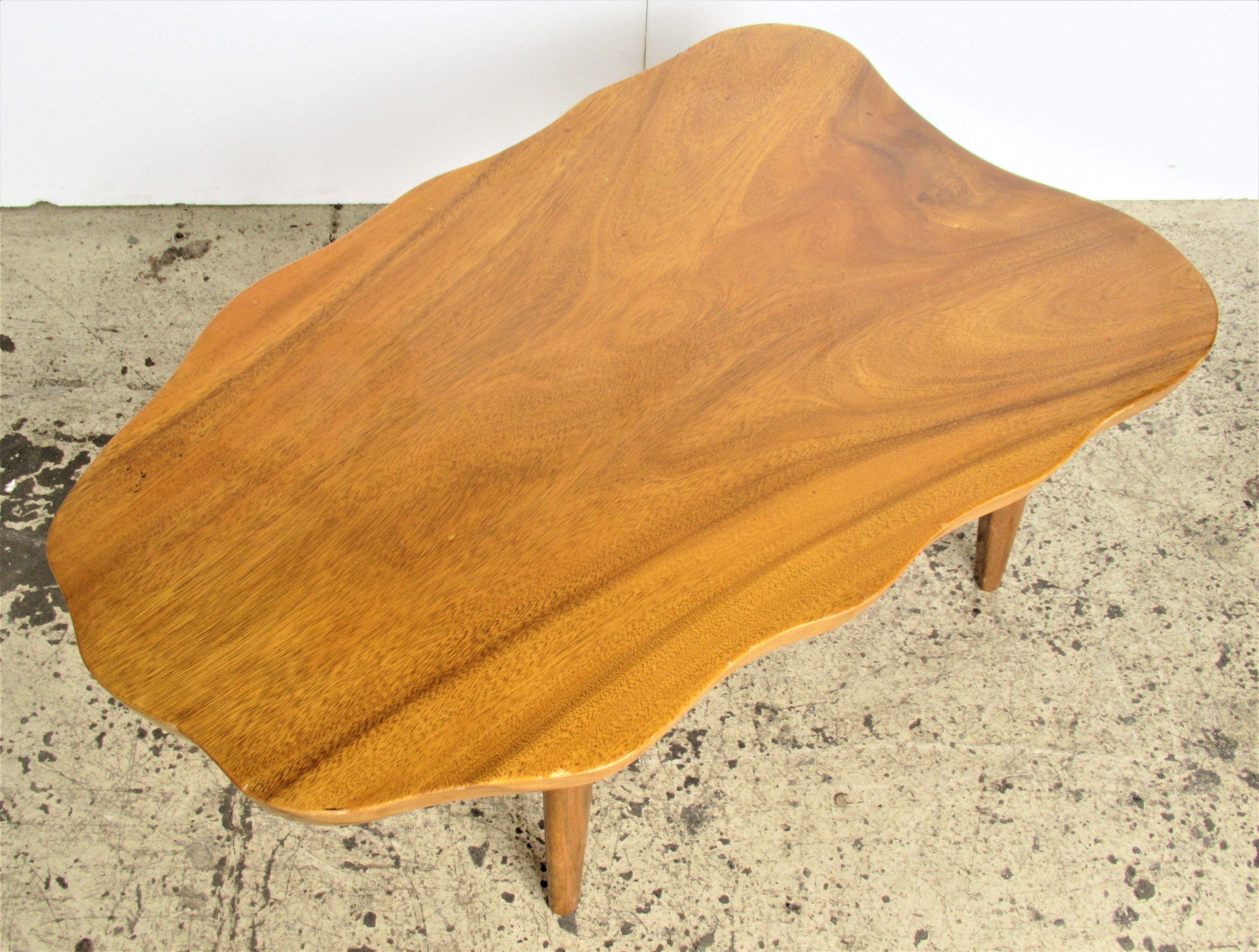 monkey wood coffee table