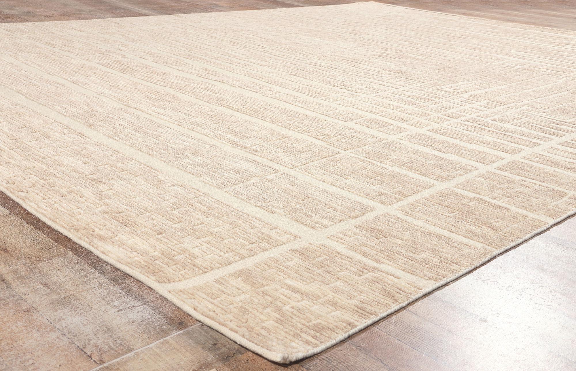 XXIe siècle et contemporain Tapis organique moderne High-Low, l'expressionnisme abstrait rencontre le subtil Shibui en vente