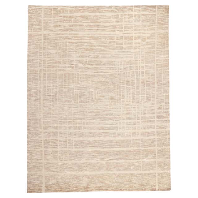 Modern Subtle Design Rug Organic Modern Textured High-Low Rug, Bauhaus Minimalism meets Shibui ...