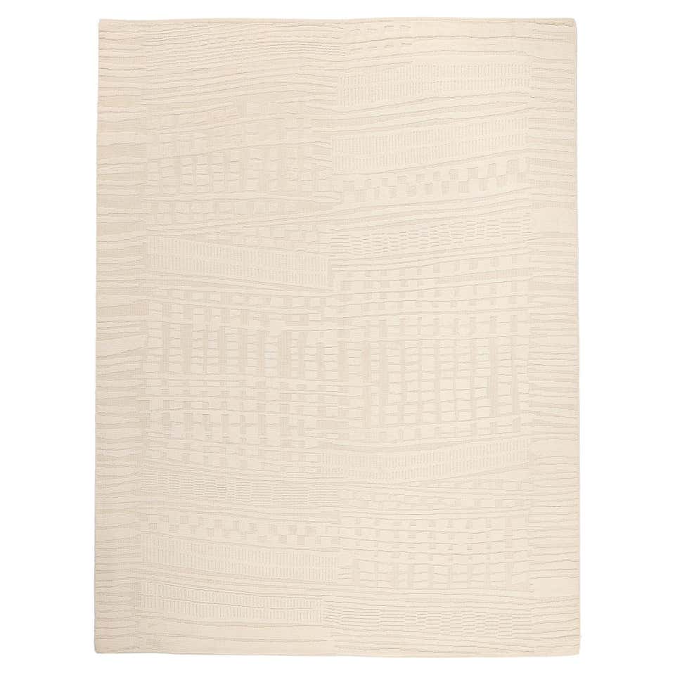 Organic Modern Textured High-Low Rug, Bauhaus Minimalism meets Shibui ...