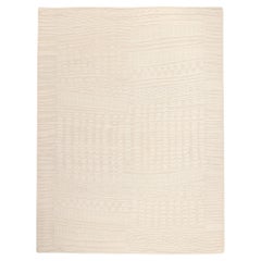 Organic Modern High-Low Rug, subtiles Shibui trifft auf Bauhaus-Minimalismus