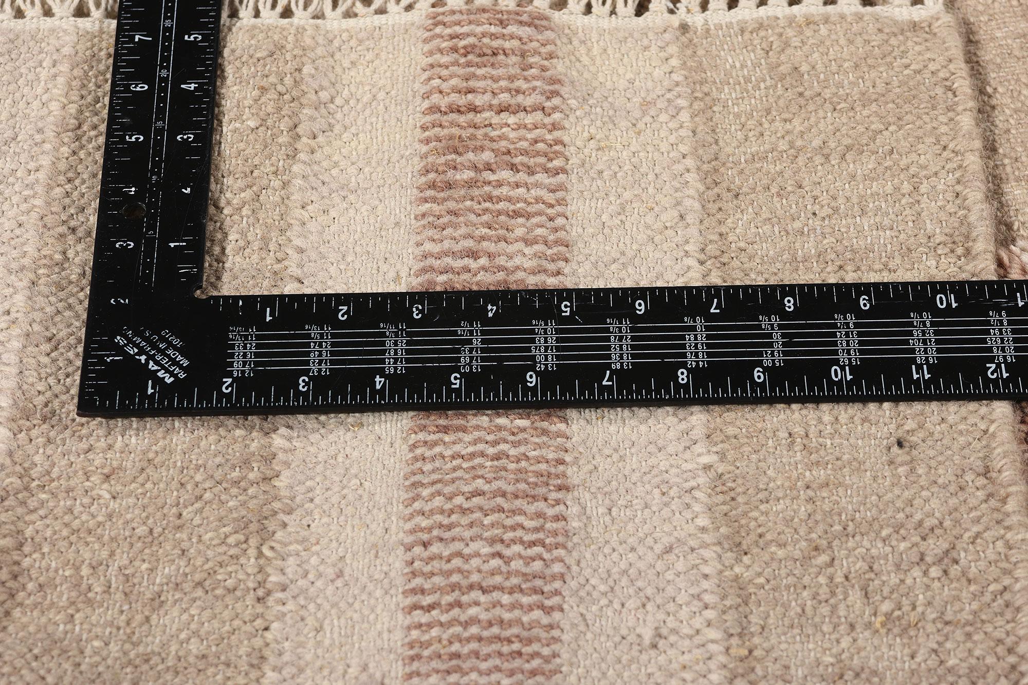 Contemporary Organic Modern High-Low Souf Rug For Sale