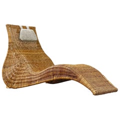 Organic Modern - Chaise longue en rotin Karlskrona par Carl Öjerstam