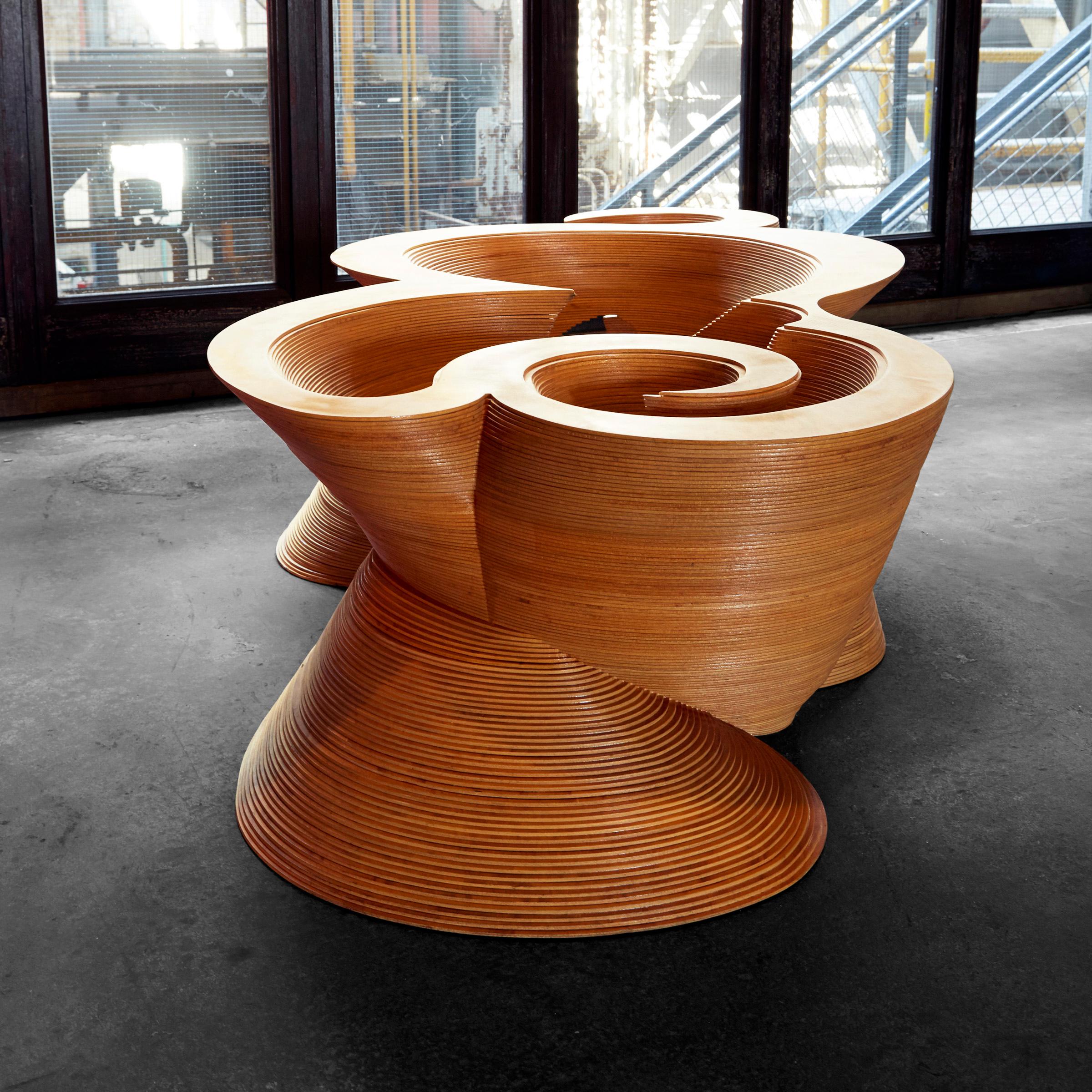 luxury wood coffee table