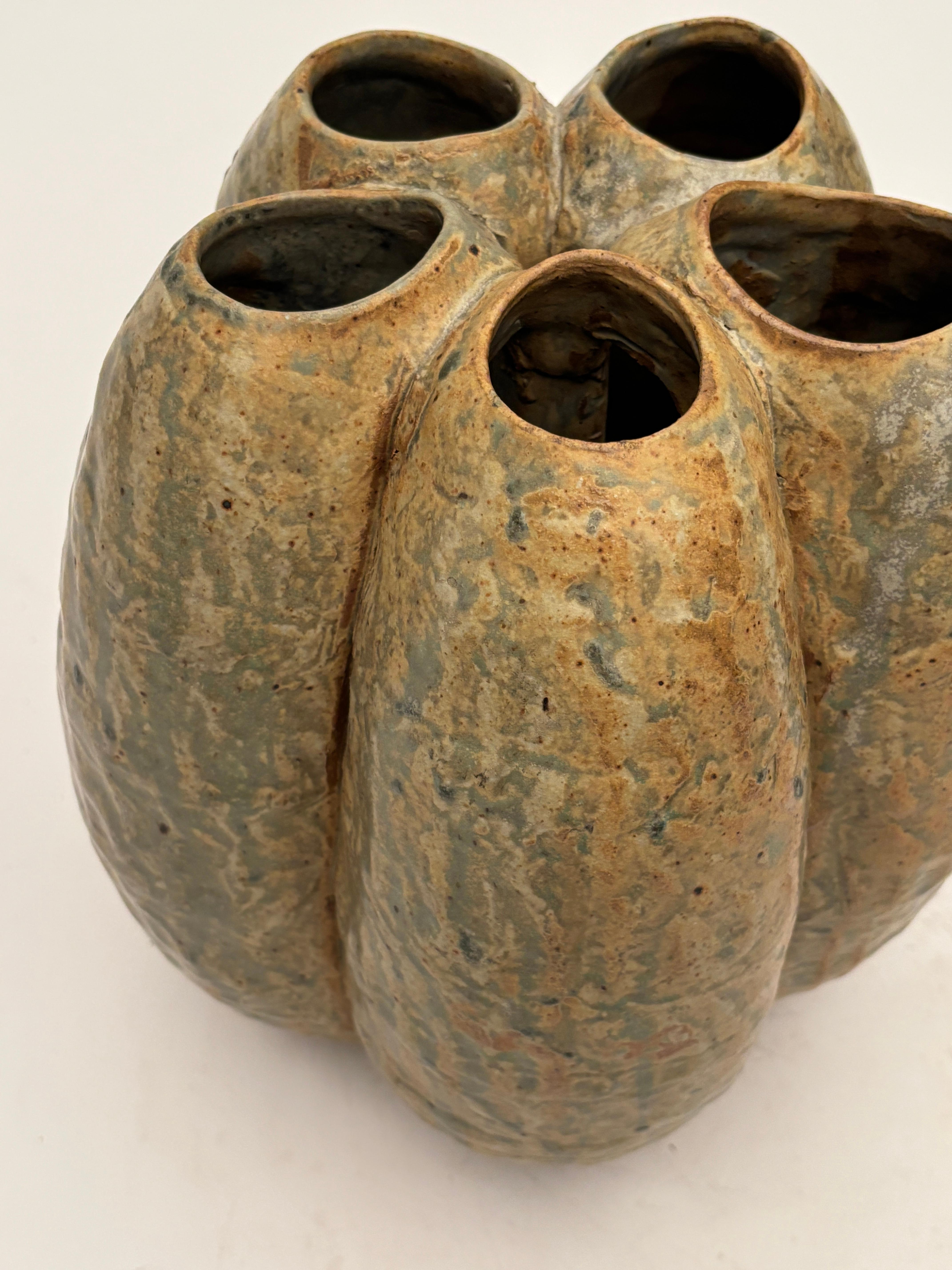 Vase en forme de cosse moderne et organique de Michael Imes en vente 2