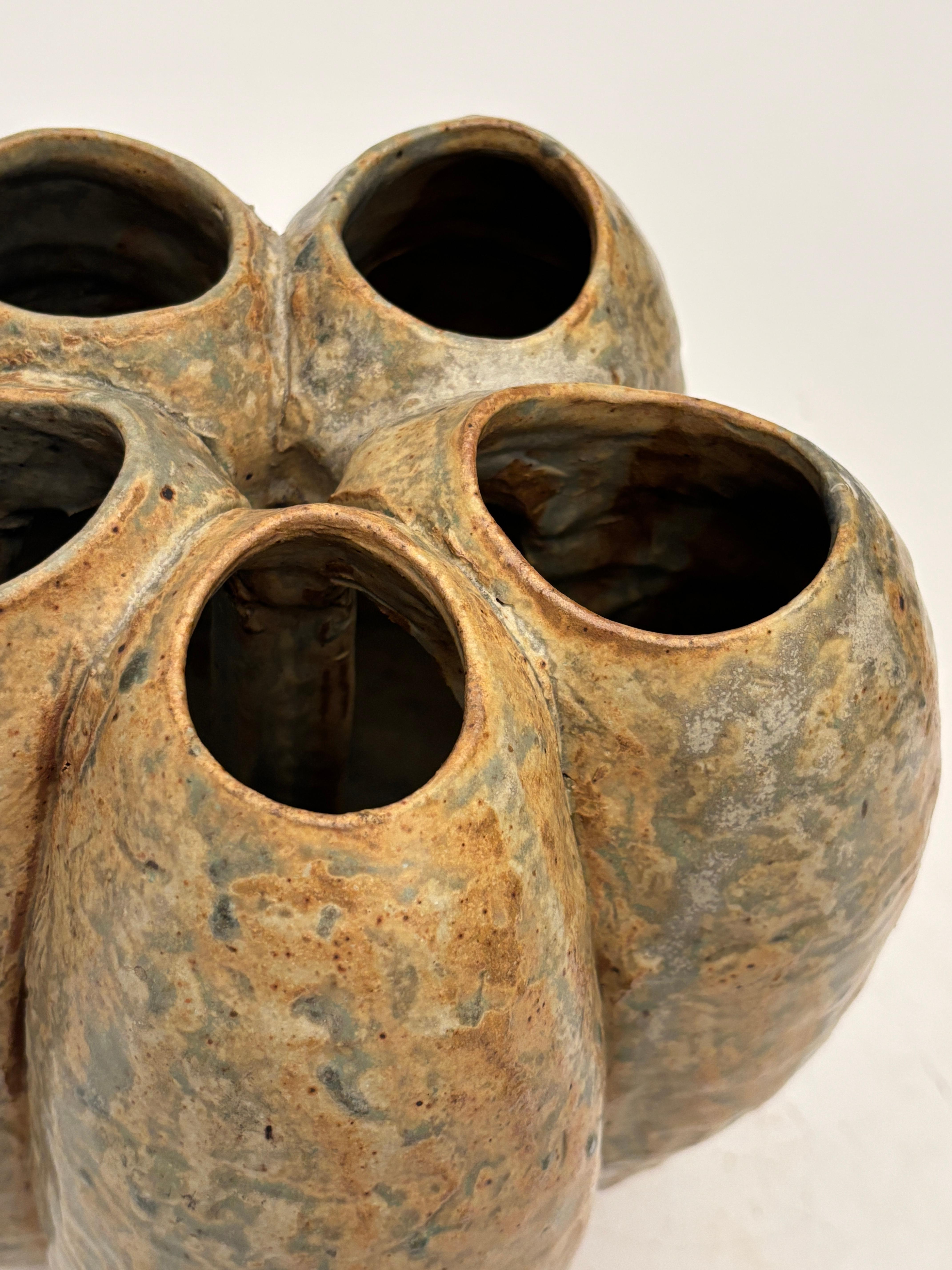 Vase en forme de cosse moderne et organique de Michael Imes en vente 3
