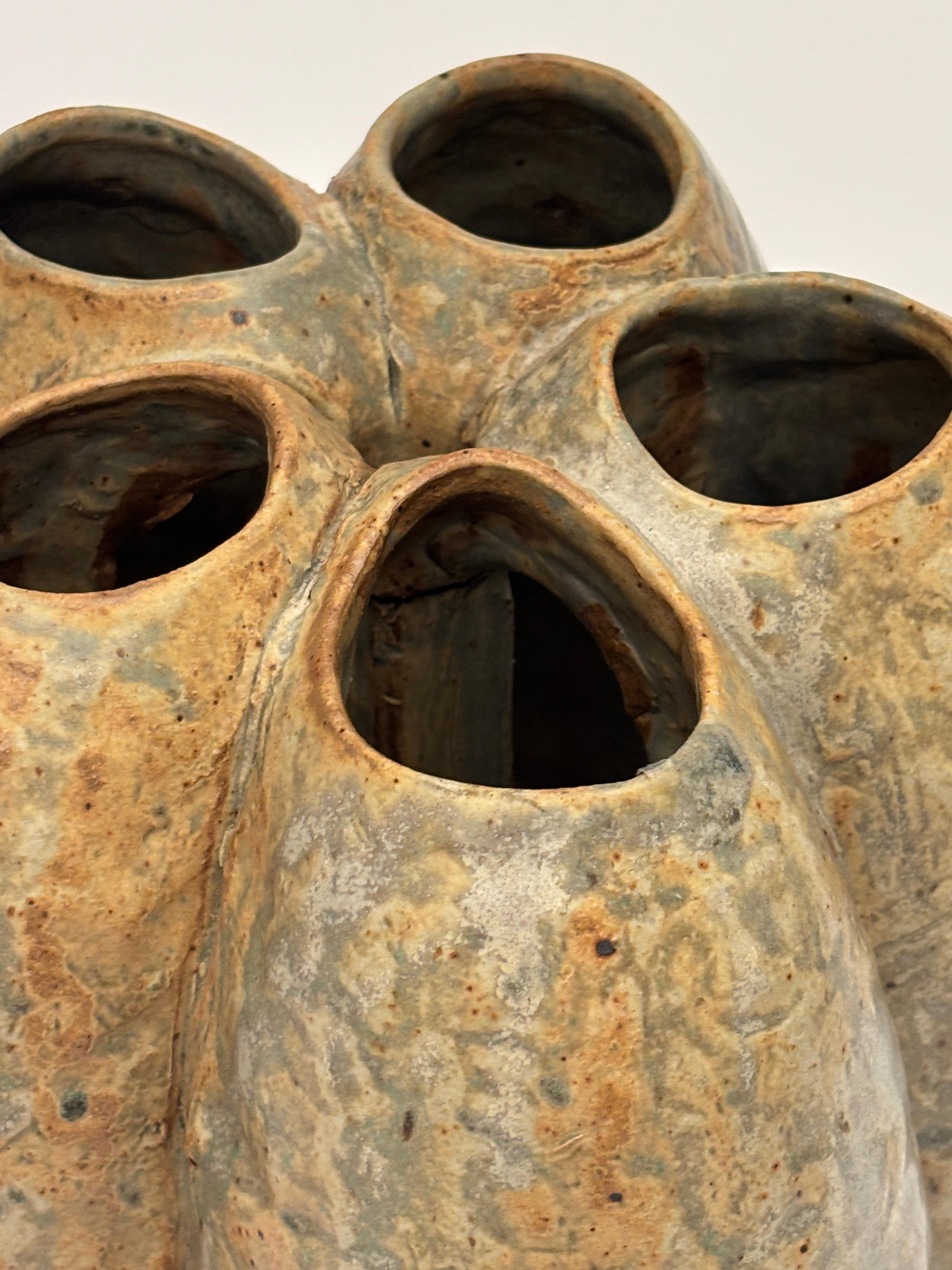 Vase en forme de cosse moderne et organique de Michael Imes en vente 6