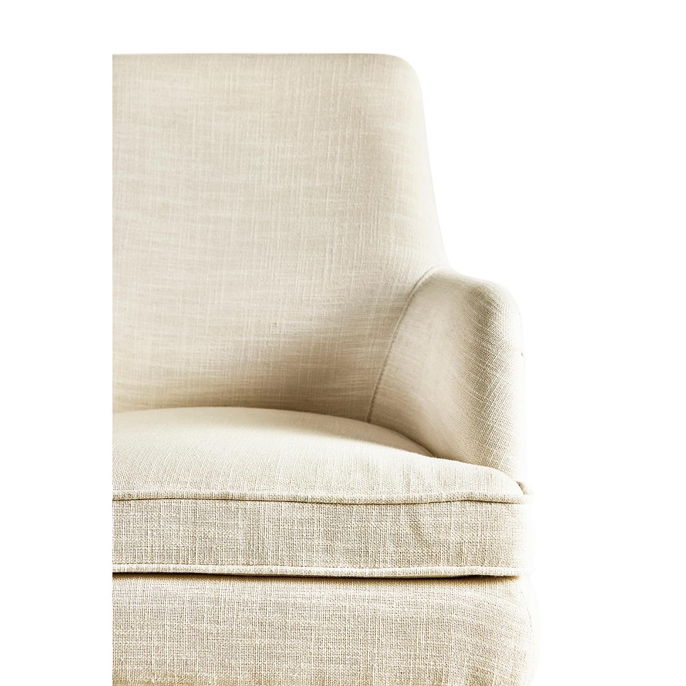 Sillones modernos tapizados en lino orgánico (set de 2) Vietnamita en venta