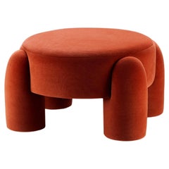 Pouf en marbre organique moderne DOOQ, Kvadrat en terre cuite de Pietro Franceschini