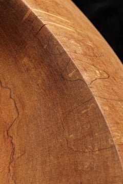 Organic Modern Mobius Sculpture in Sustainable River Rescued Ancient Wood