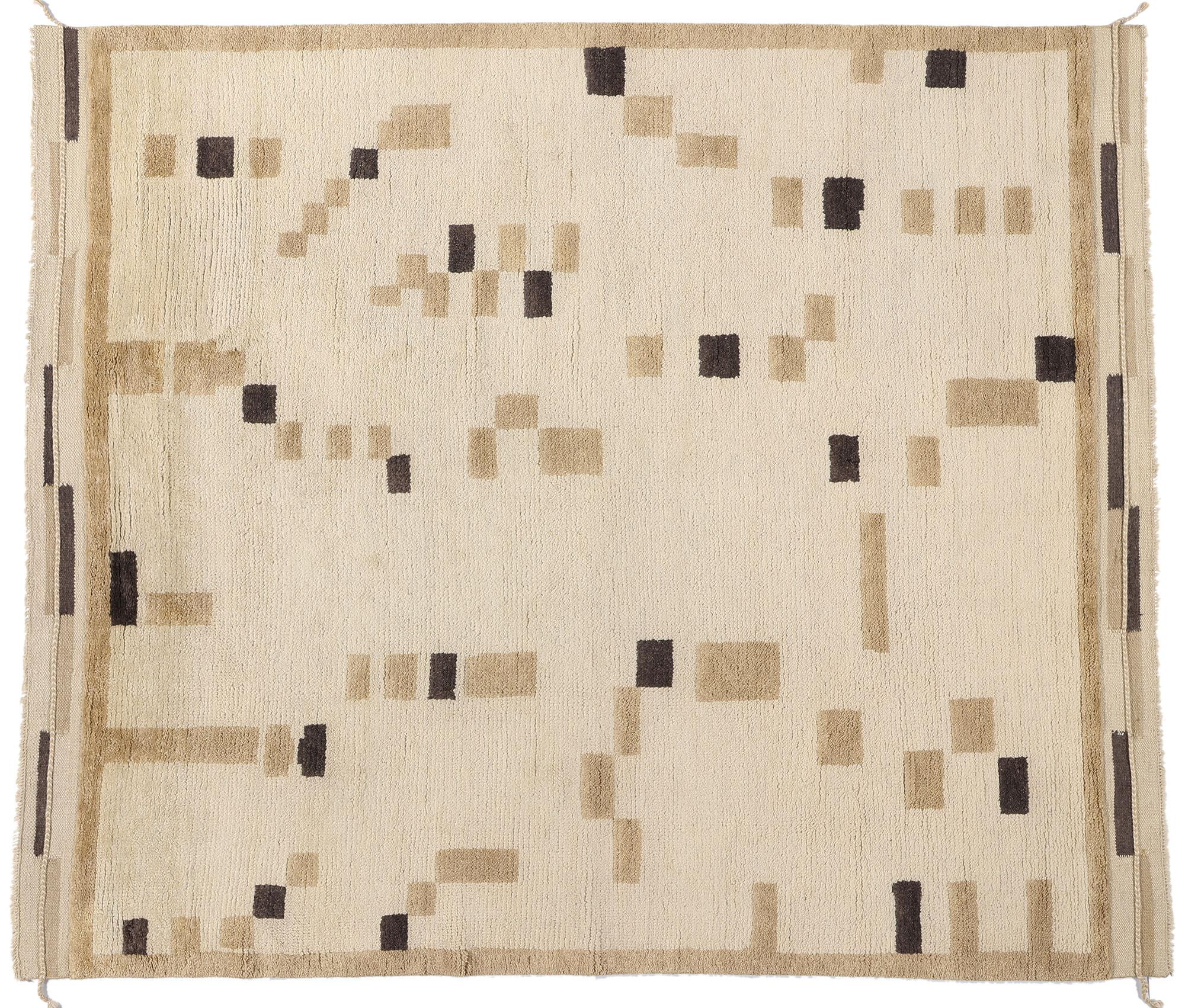 Neuer Contemporary Marokko-Teppich im Brutalismus, inspiriert von Theo van Doesburg im Angebot 3